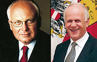 Univ.Doz. Dr. Franz Schausberger und LR Georg Wurmitzer